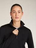 Women's 300 Original Half Zip Top Black - 7