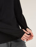 Women's 300 Original Half Zip Top Black - 8