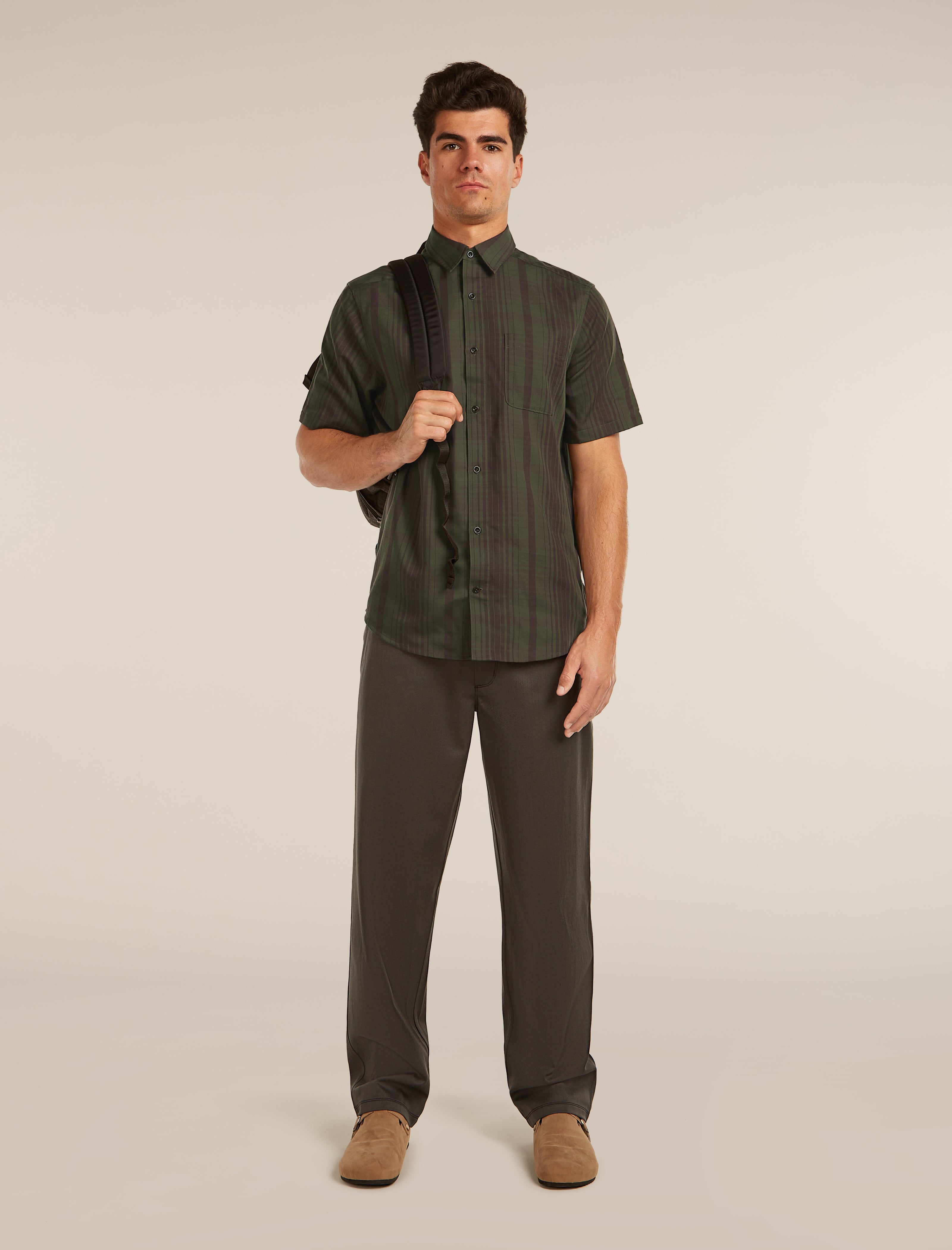 Men Merino 125 Cool-Lite™ Steveston Short Sleeve Shirt Plaid