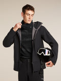 Unisex Merino Blend 800 RealFleece™ Classic Pile Chute Black - 3