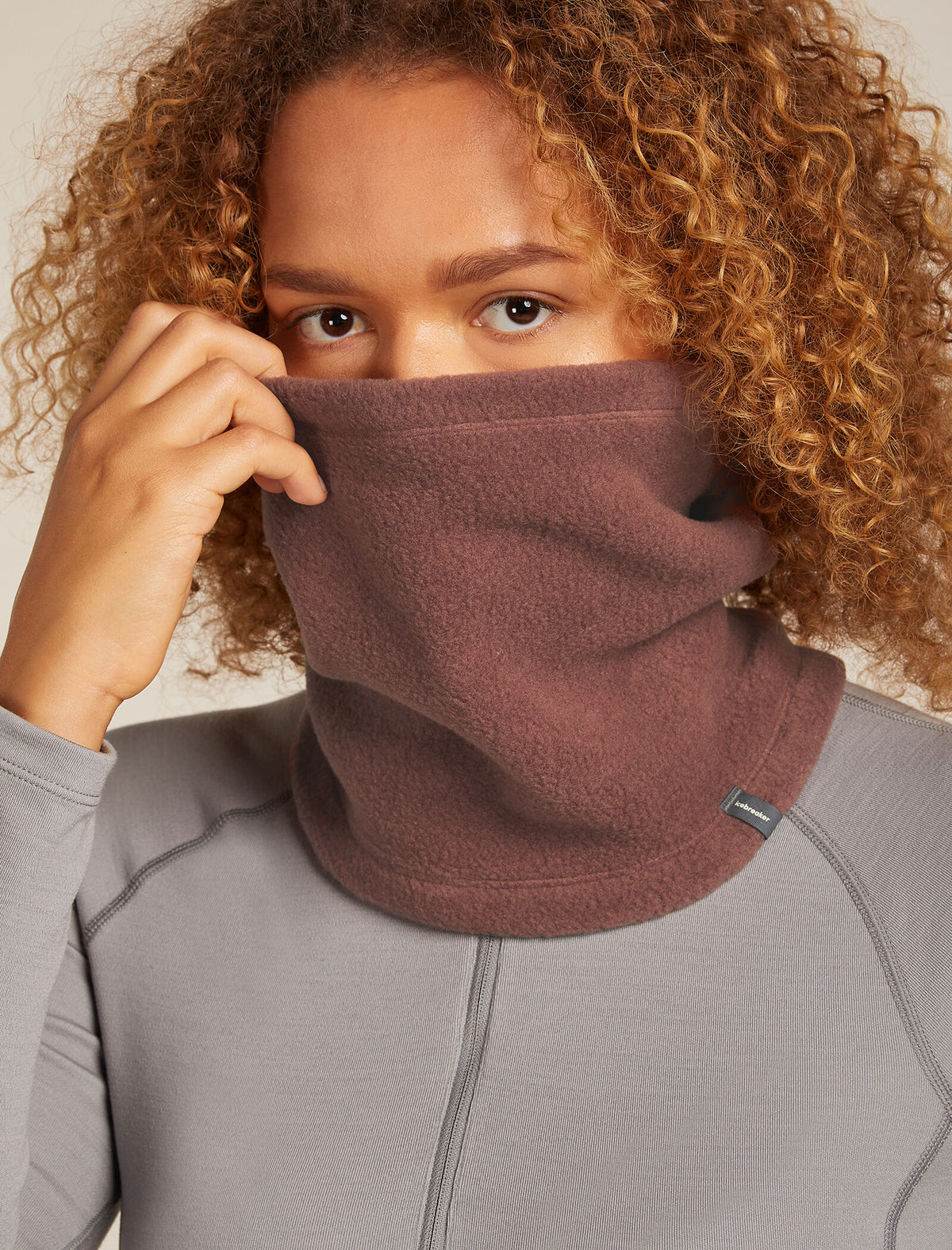 Unisex Merino Blend 800 RealFleece™ Classic Pile Chute Carob - 2