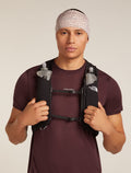 Unisex Merino 200 Oasis Headband Flock Forms Summit/Snow - 2