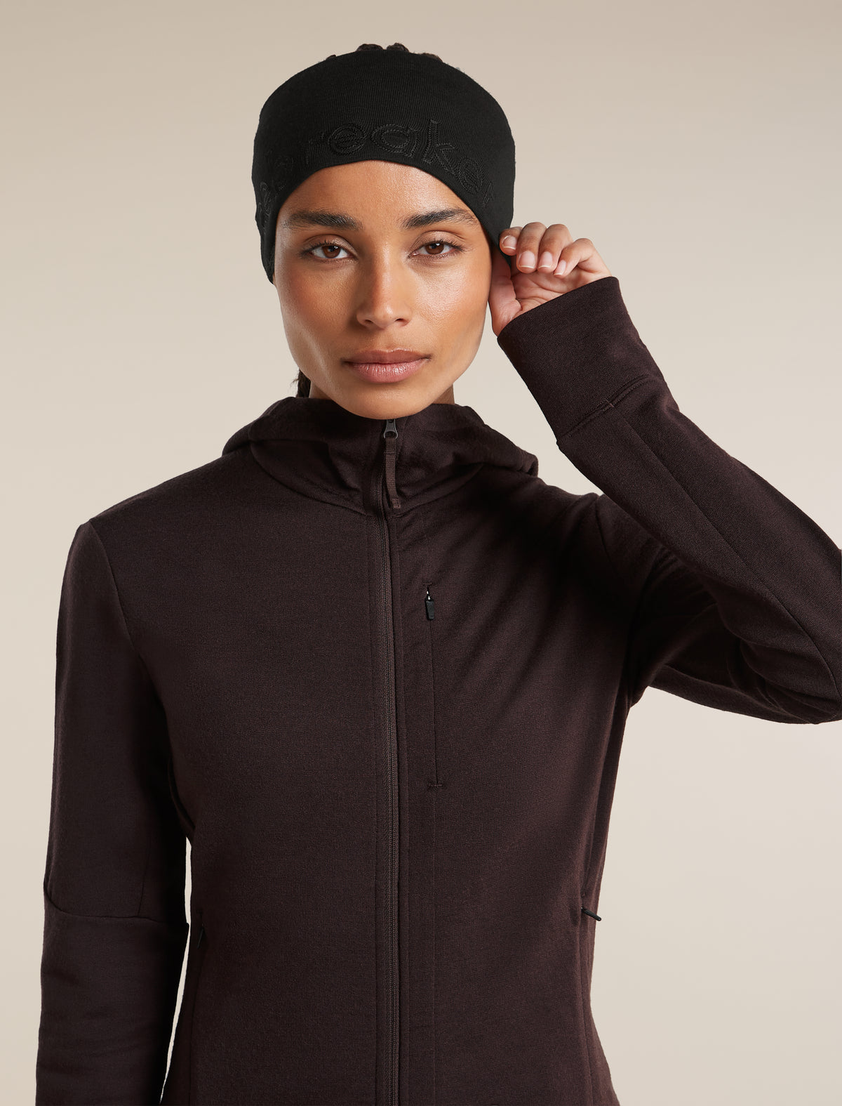 Unisex Merino 260 Oasis Headband Black - 6