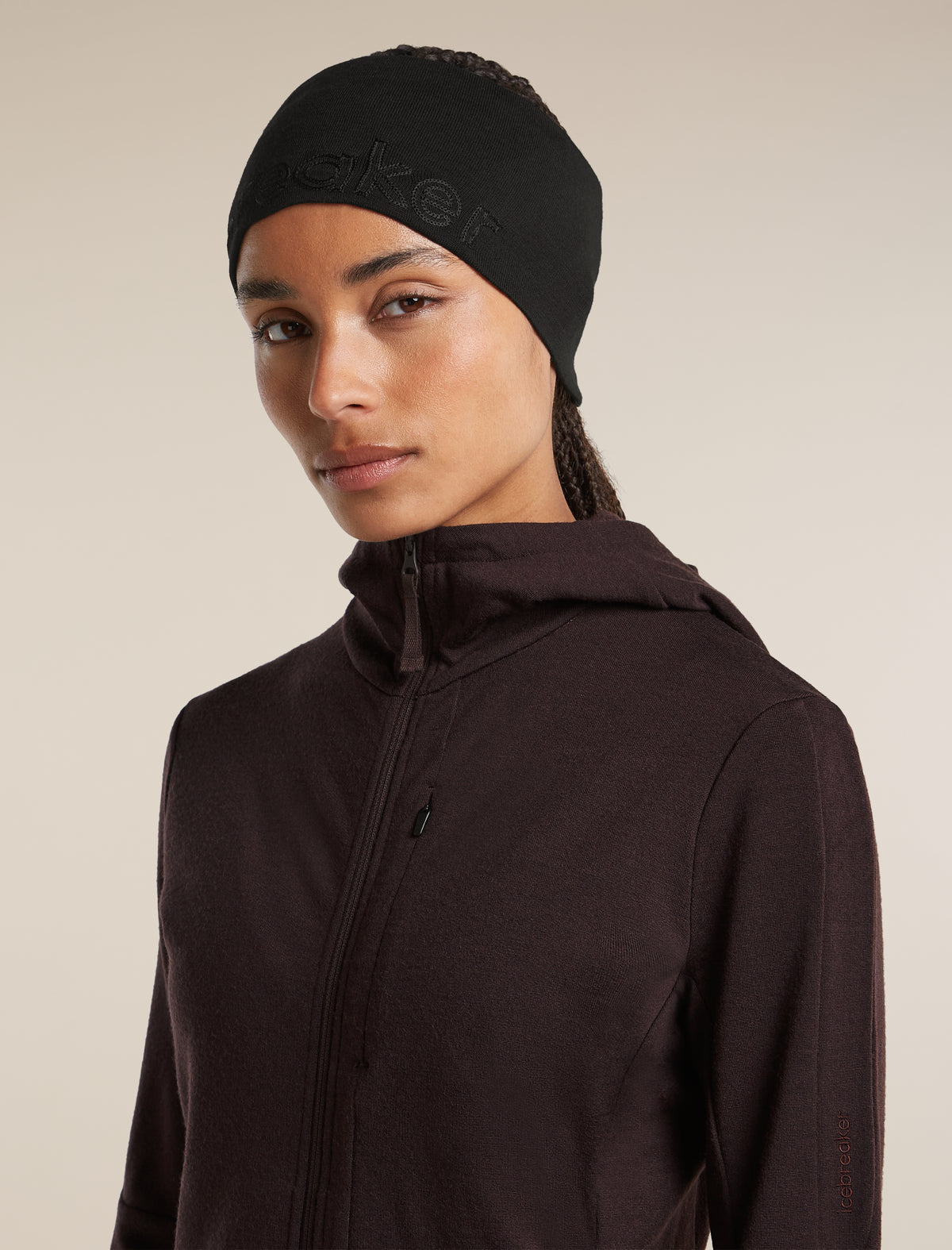 Unisex Merino 260 Oasis Headband Black - 7