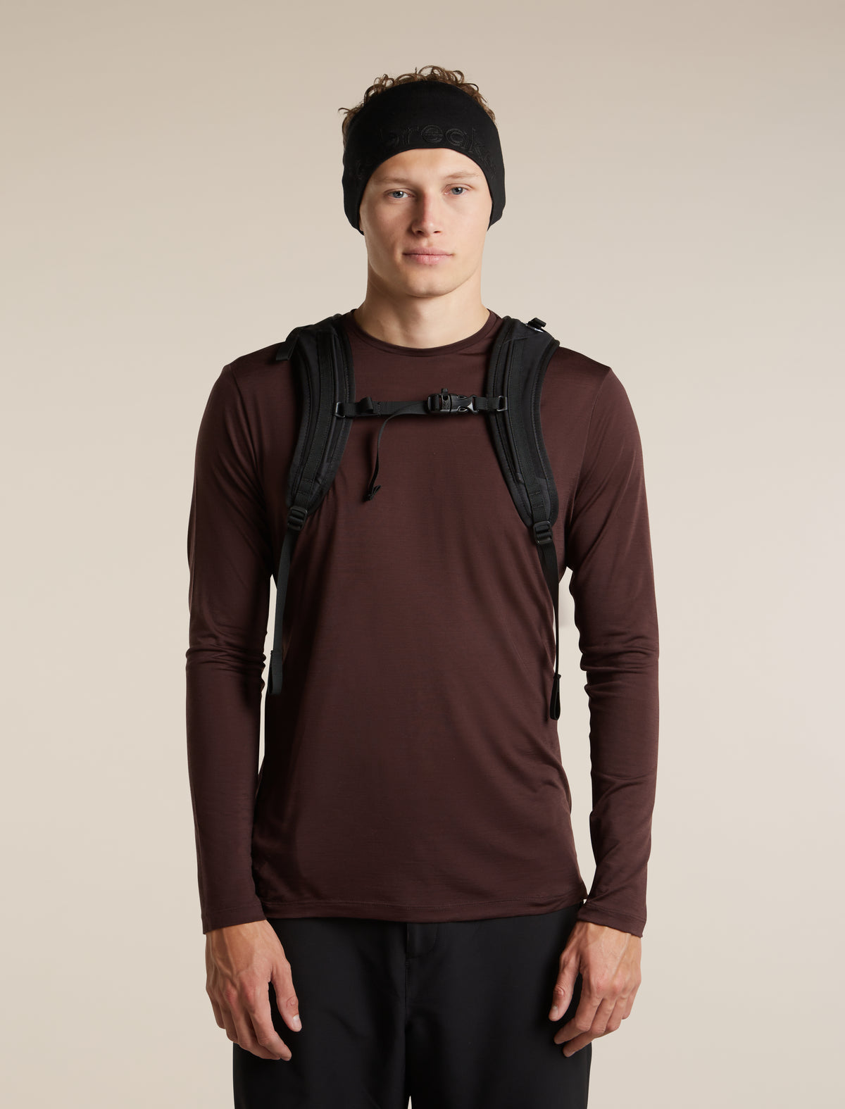 Unisex Merino 260 Oasis Headband Black - 4