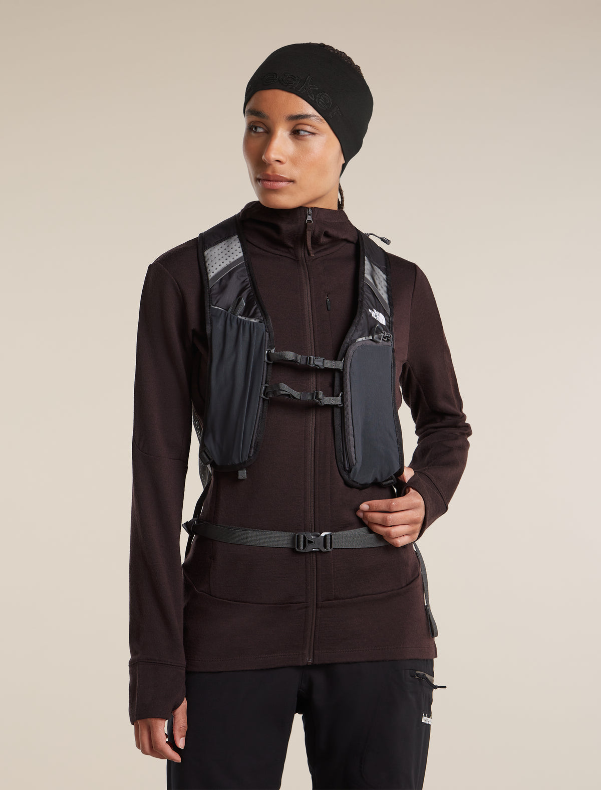 Unisex Merino 260 Oasis Headband Black - 5