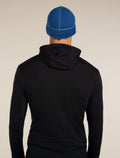 Unisex Merino 260 Waffle Knit Wander Reversible Beanie Topaz/Atlantis - 8