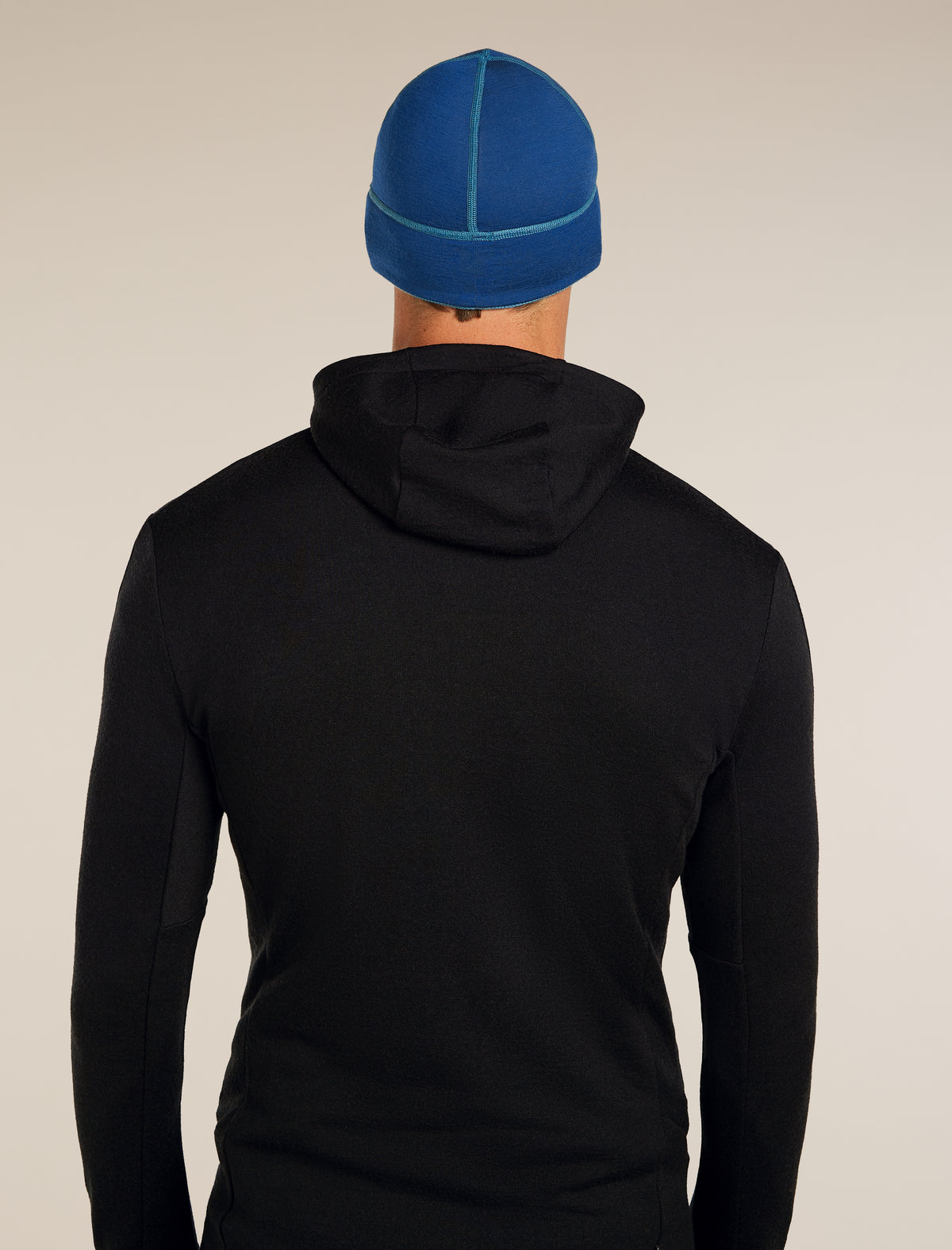 Unisex Merino 260 Waffle Knit Wander Reversible Beanie Topaz/Atlantis - 8