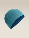 Unisex Merino 260 Waffle Knit Wander Reversible Beanie Topaz/Atlantis - 11