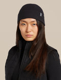 Unisex Merino Feadan Cuff Beanie Black - 2