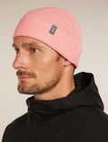 Unisex Merino Feadan Cuff Beanie Acid pink - 5