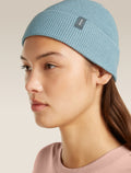 Unisex Merino Feadan Cuff Beanie Flint Blue - 5