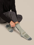 Men's Merino Hike+ Mountaineer Mid Calf Socks Loden/Black - 1