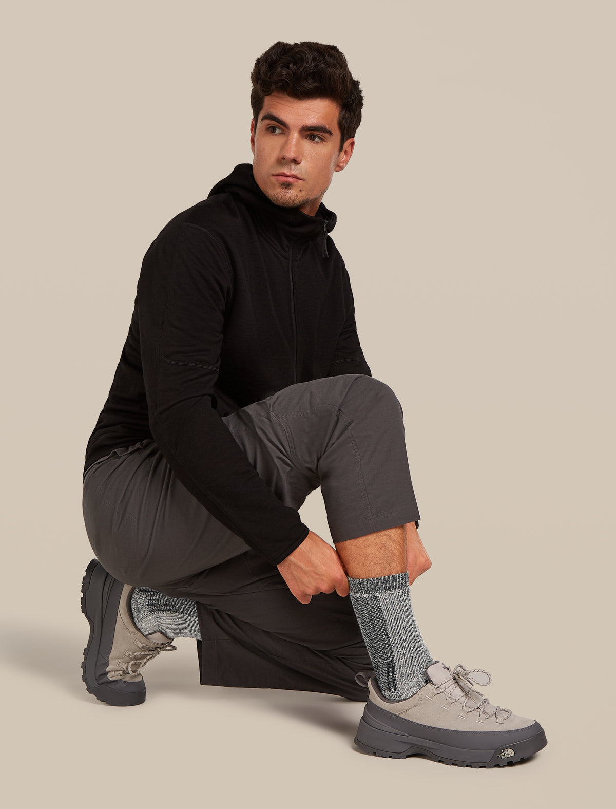 Chaussettes mi-mollet Hike+ Mountaineer Homme Homme  - 2