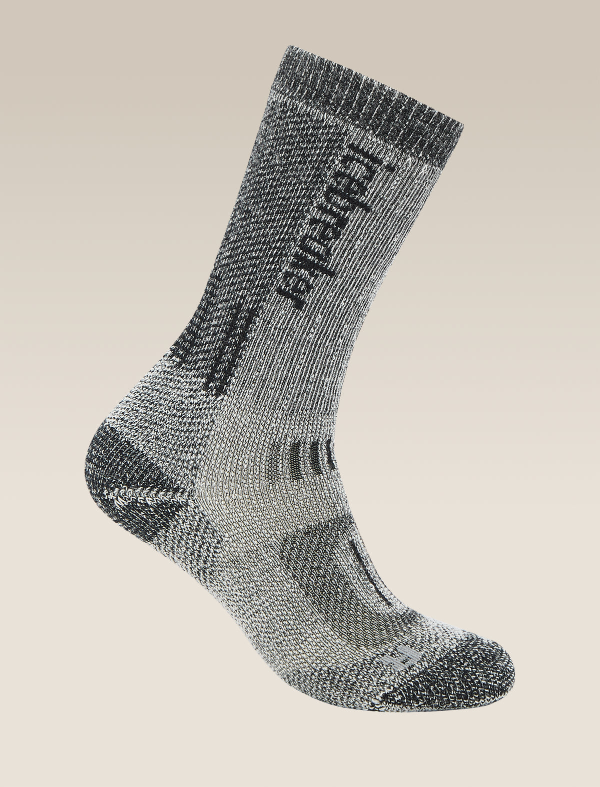 Women's Merino Hike+ Mountaineer Mid Calf Socks Jet Heather/Black - 1