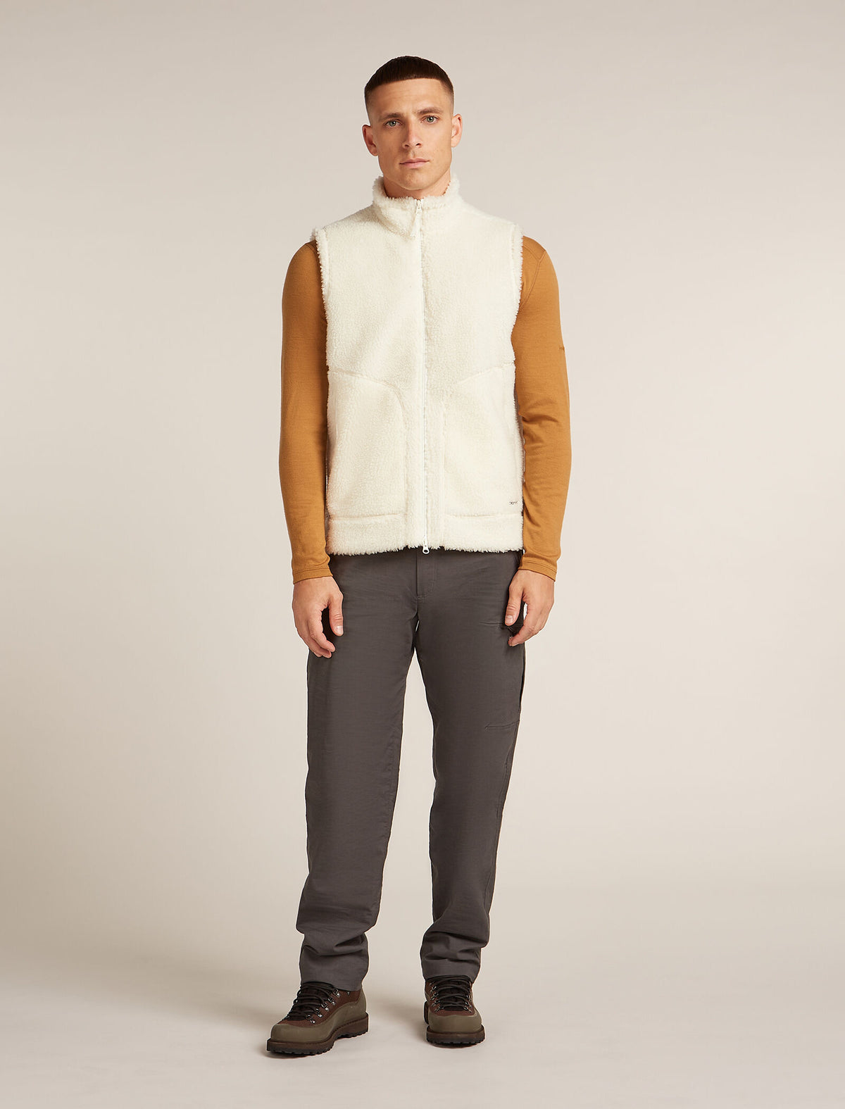 Men's Merino Blend 960 RealFleece™ High Pile Vest Undyed - 3