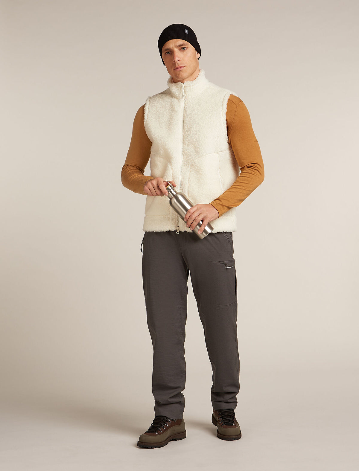 Men's Merino Blend 960 RealFleece™ High Pile Vest Undyed - 4