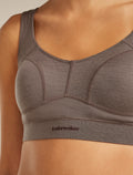 Women's Merino Queens Clasp Bra Porcini - 4