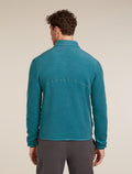 Men's Merino Blend 800 RealFleece™ Classic Pile Long Sleeve Zip Jacket Topaz - 2