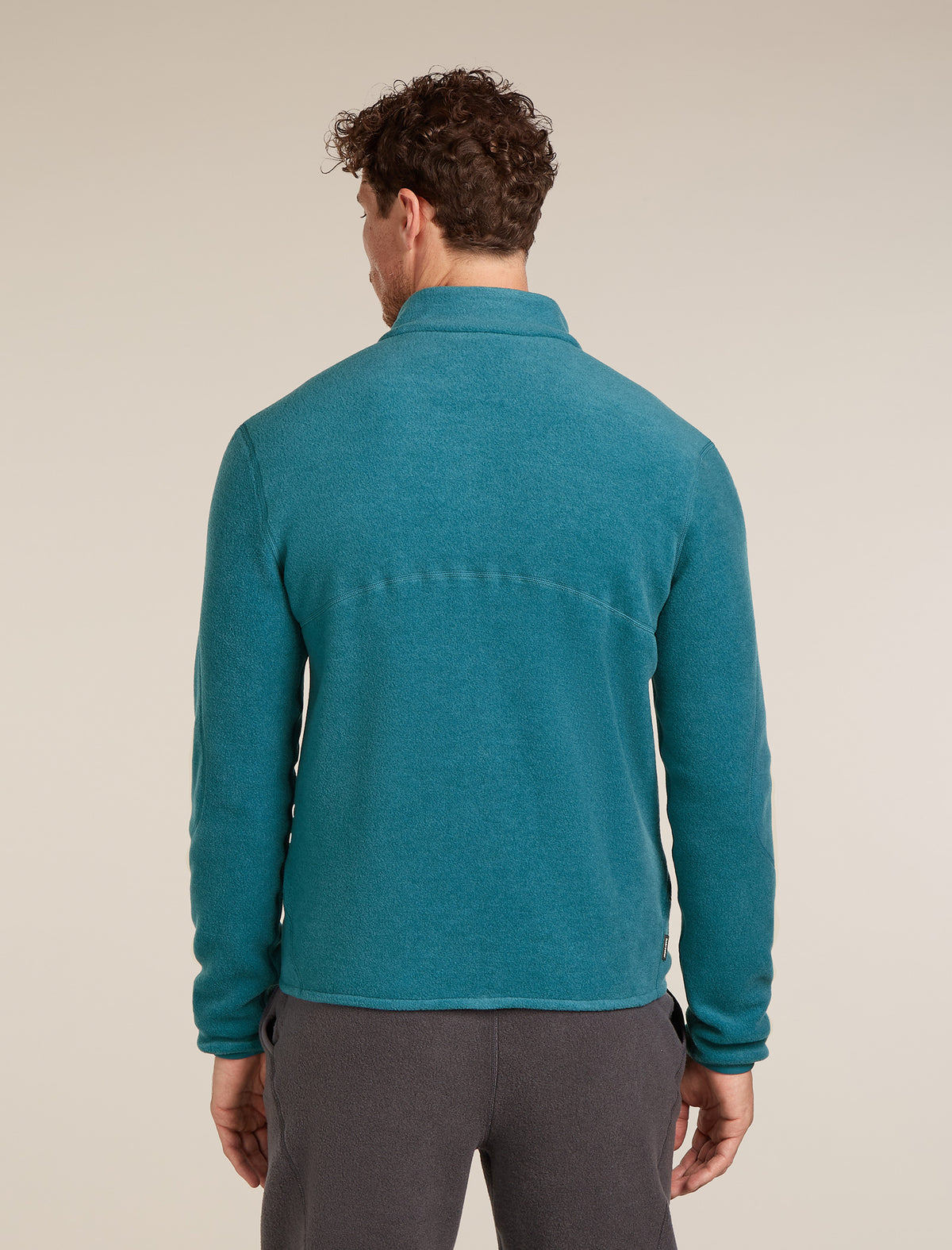 Men's Merino Blend 800 RealFleece™ Classic Pile Long Sleeve Zip Jacket Topaz - 2