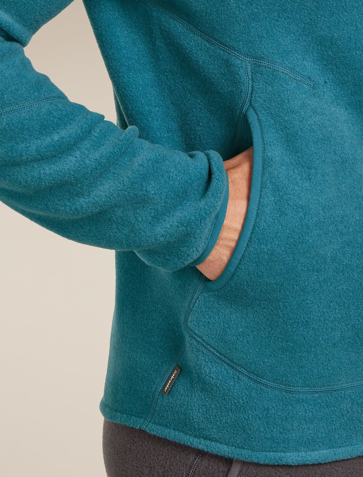 Men's Merino Blend 800 RealFleece™ Classic Pile Long Sleeve Zip Jacket Topaz - 6