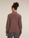 Women's Merino Blend 800 RealFleece™ Classic Pile Long Sleeve Zip Jacket Carob - 2