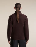Women's Merino Blend 800 RealFleece™ Classic Pile Long Sleeve Zip Bittersweet - 2