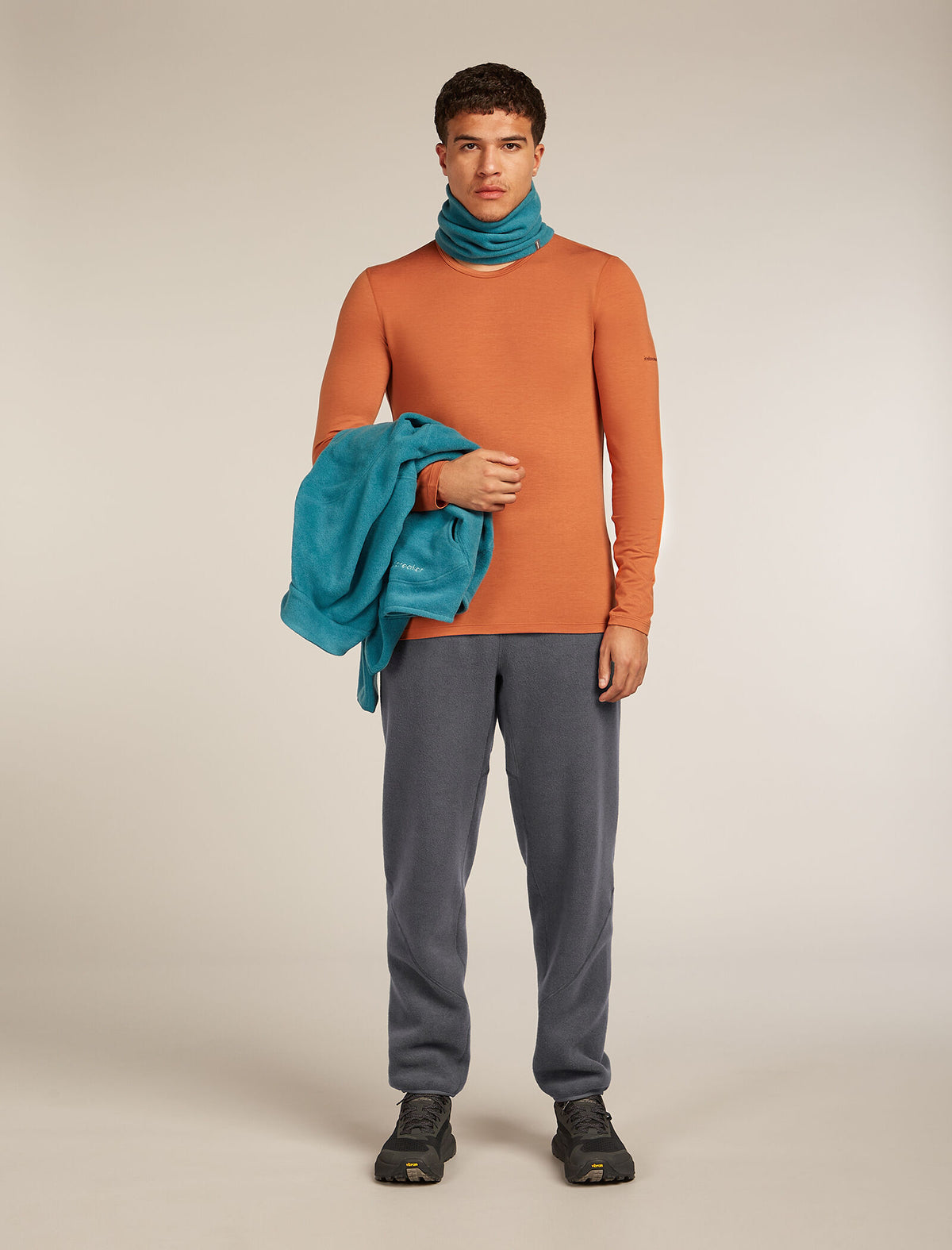Men's Merino Blend 800 RealFleece™ Classic Pile Pants Obsidian - 4