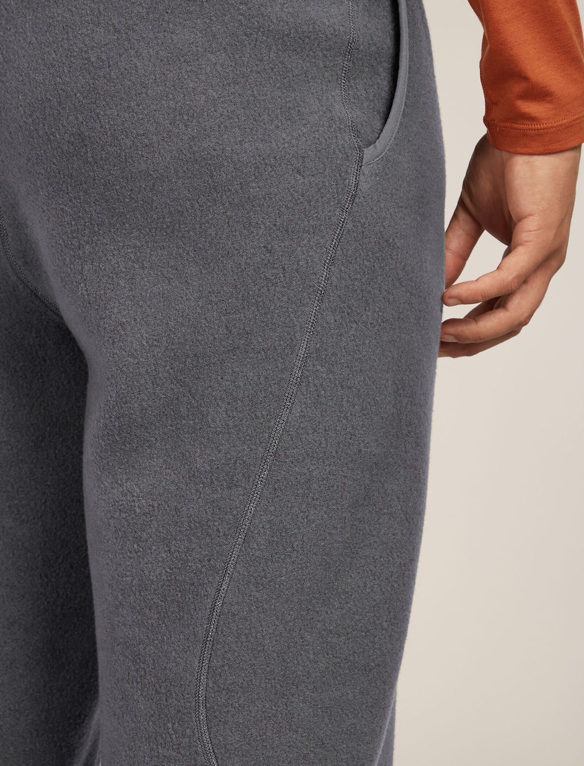 Men's Merino Blend 800 RealFleece™ Classic Pile Pants Obsidian - 8