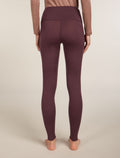 Women's Merino 200 Oasis High Rise Thermal Leggings Java - 2