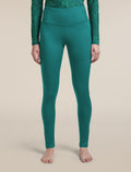 Women's Merino 200 Oasis High Rise Thermal Leggings Tidal Teal - 1