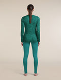 Women's Merino 200 Oasis High Rise Thermal Leggings Tidal Teal - 6