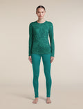 Women's Merino 200 Oasis High Rise Thermal Leggings Tidal Teal - 3
