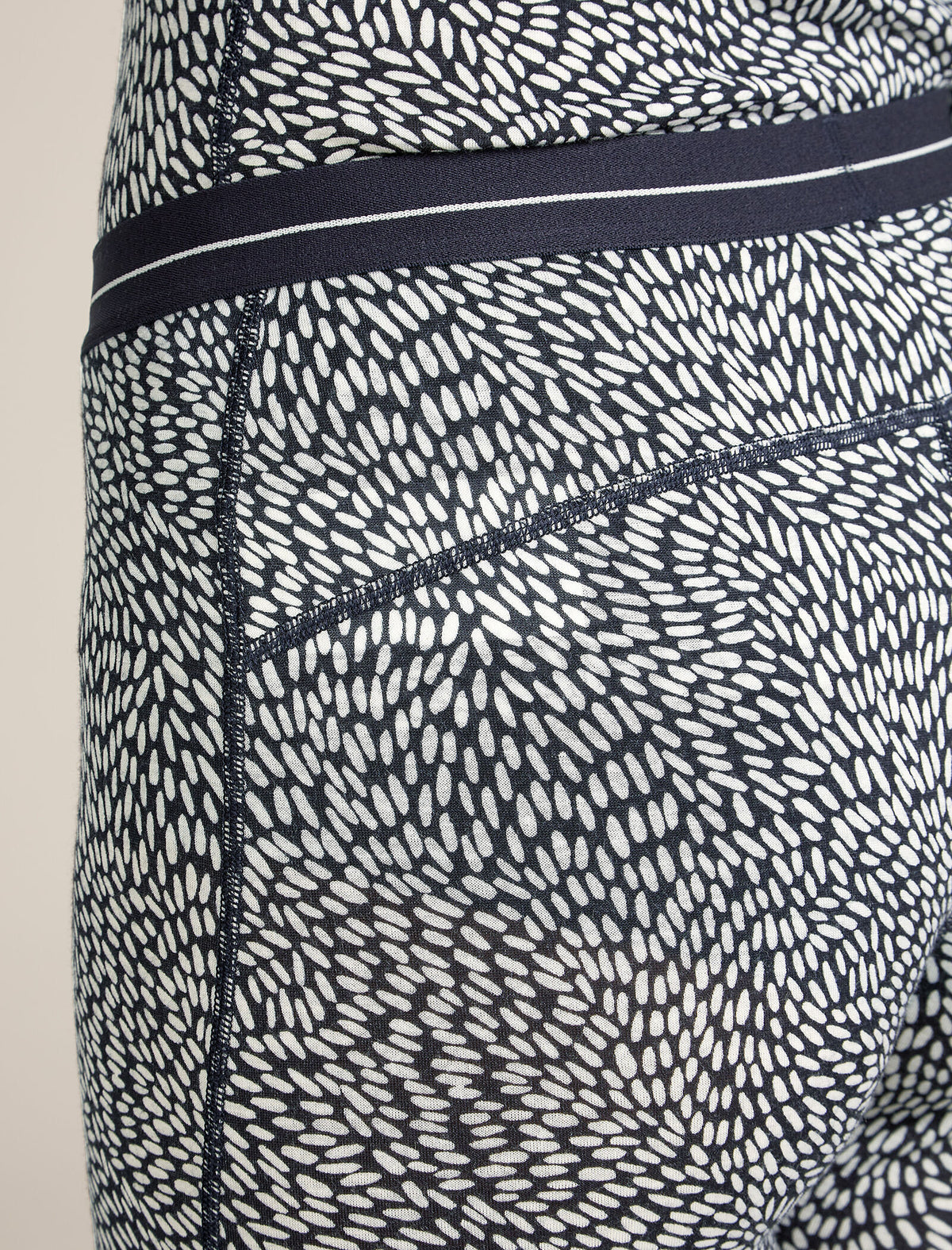 Merino 200 Oasis Leggings Thermal Flock Forms Midnight Navy/Snow - 5