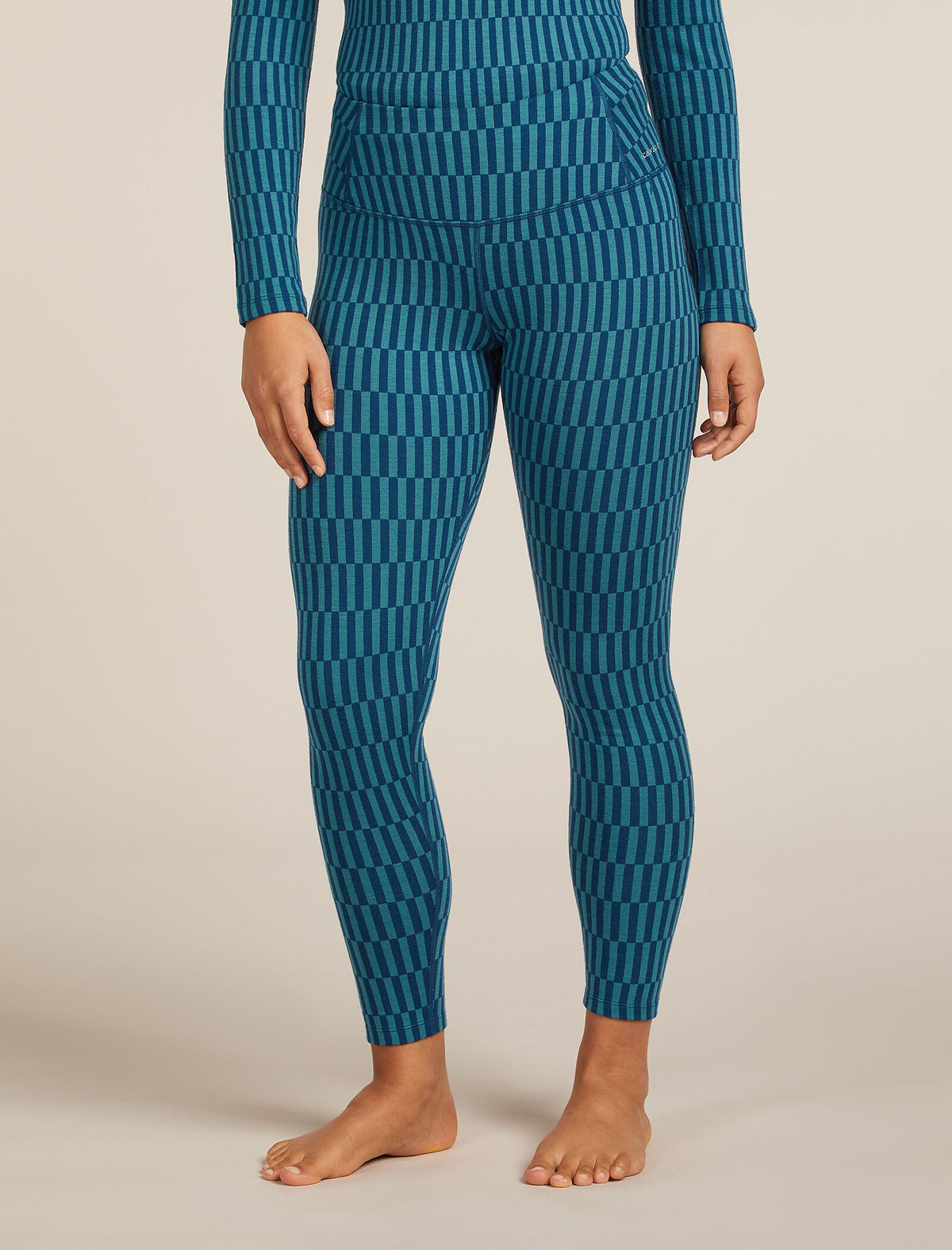 Legging thermique taille haute 260 Tech Vertex Snow Grid Femme  - 1