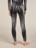 Women's Merino 260 Tech Vertex High Rise Thermal Leggings Peak Black/Obsidian - 2