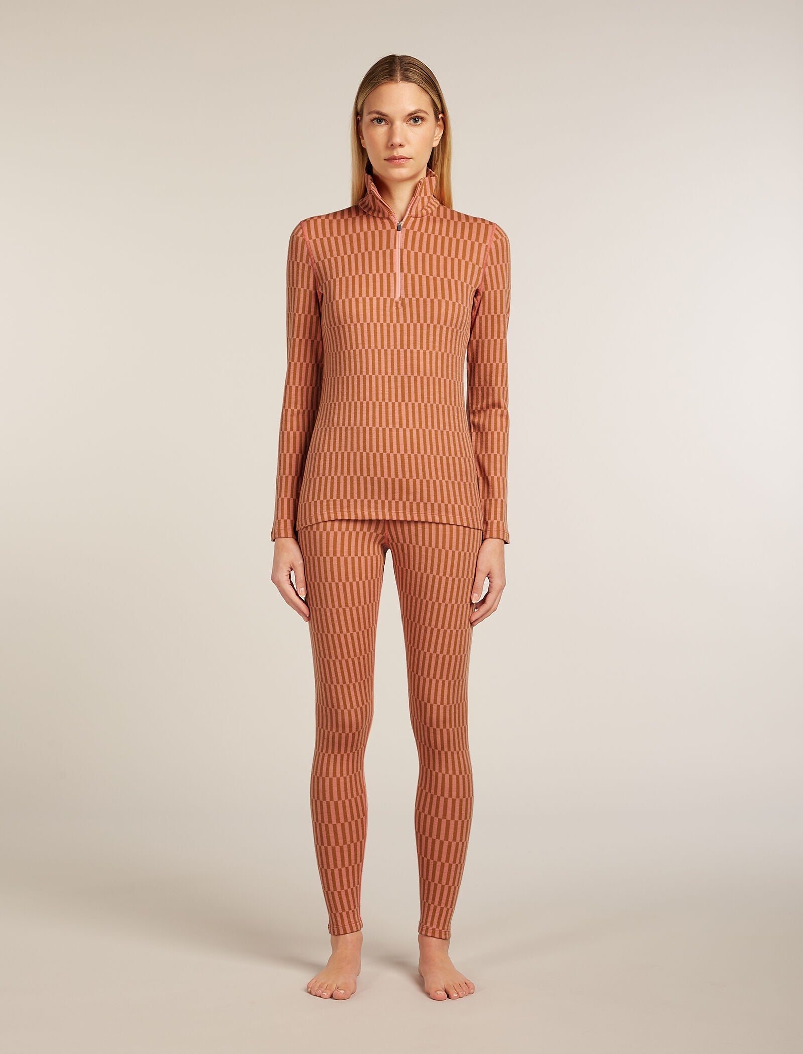 Women's Merino 260 Tech Vertex Long Sleeve Half Zip Thermal Top Snow G