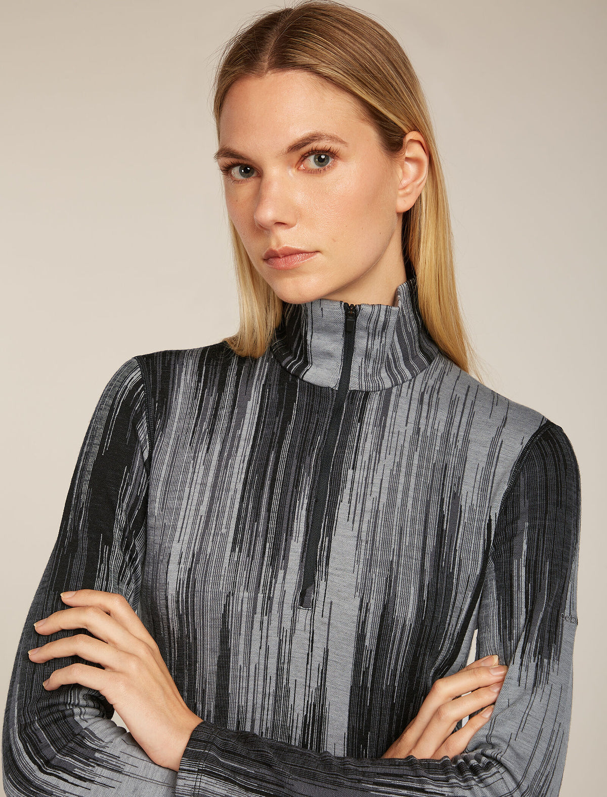 Women's Merino 260 Tech Vertex Long Sleeve Half Zip Thermal Top Peak Black/Obsidian - 5