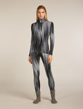 Women's Merino 260 Tech Vertex Long Sleeve Half Zip Thermal Top Peak Black/Obsidian - 8