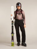 Women's Merino 260 Tech Vertex Long Sleeve Half Zip Thermal Top Peak Java/Summit - 4