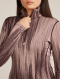 Women's Merino 260 Tech Vertex Long Sleeve Half Zip Thermal Top Peak Java/Summit - 7