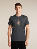 Men's Merino 150 Tech Lite Short Sleeve Tee Bear Tour Obsidian - 1