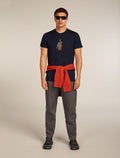 Men's Merino 150 Tech Lite Short Sleeve T-Shirt Bear Tour Midnight Navy - 4
