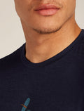 Men's Merino 150 Tech Lite Short Sleeve T-Shirt Bear Tour Midnight Navy - 6
