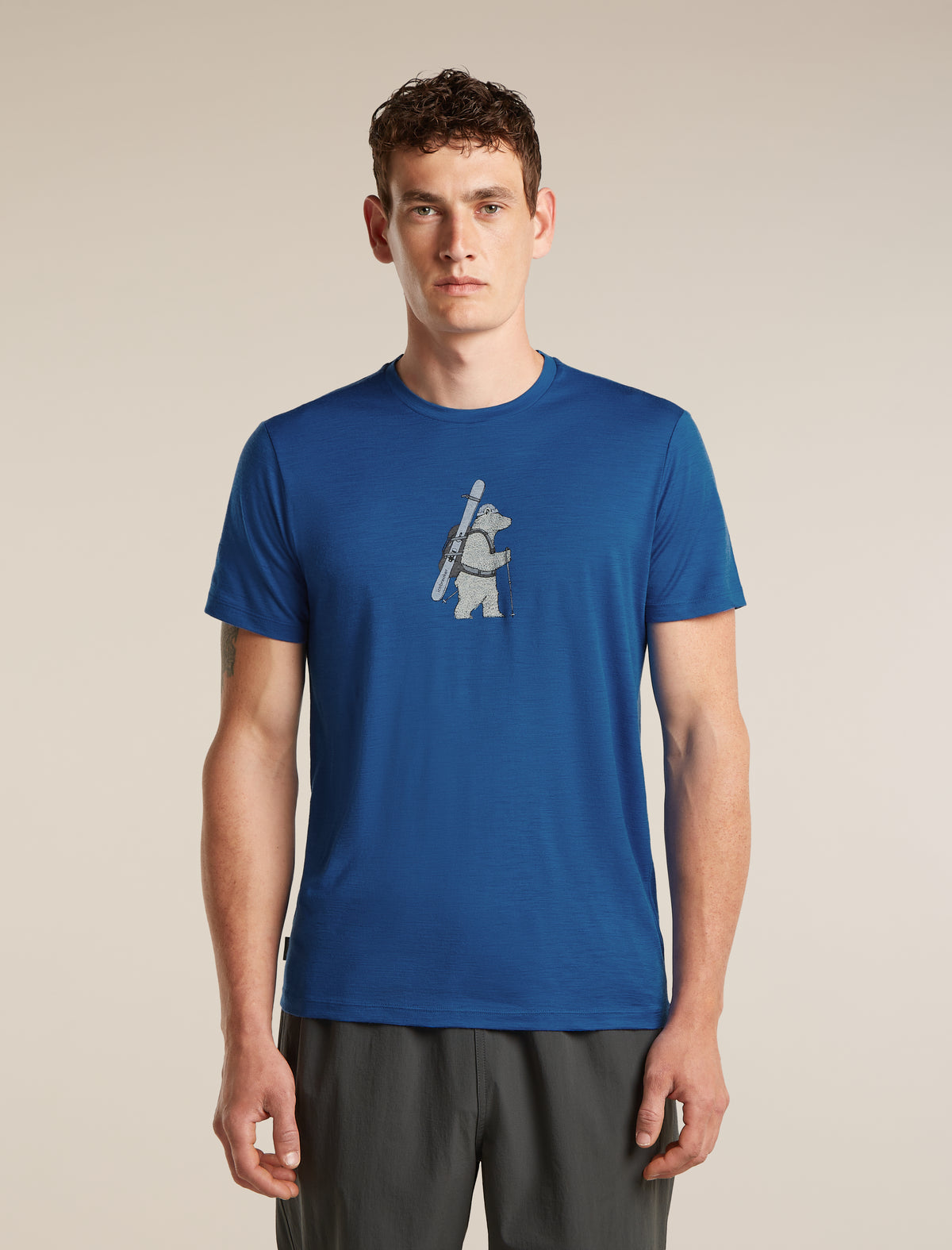 Men's Merino 150 Tech Lite Short Sleeve Tee Bear Tour Lazurite - 1