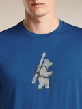 Men's Merino 150 Tech Lite Short Sleeve Tee Bear Tour Lazurite - 6