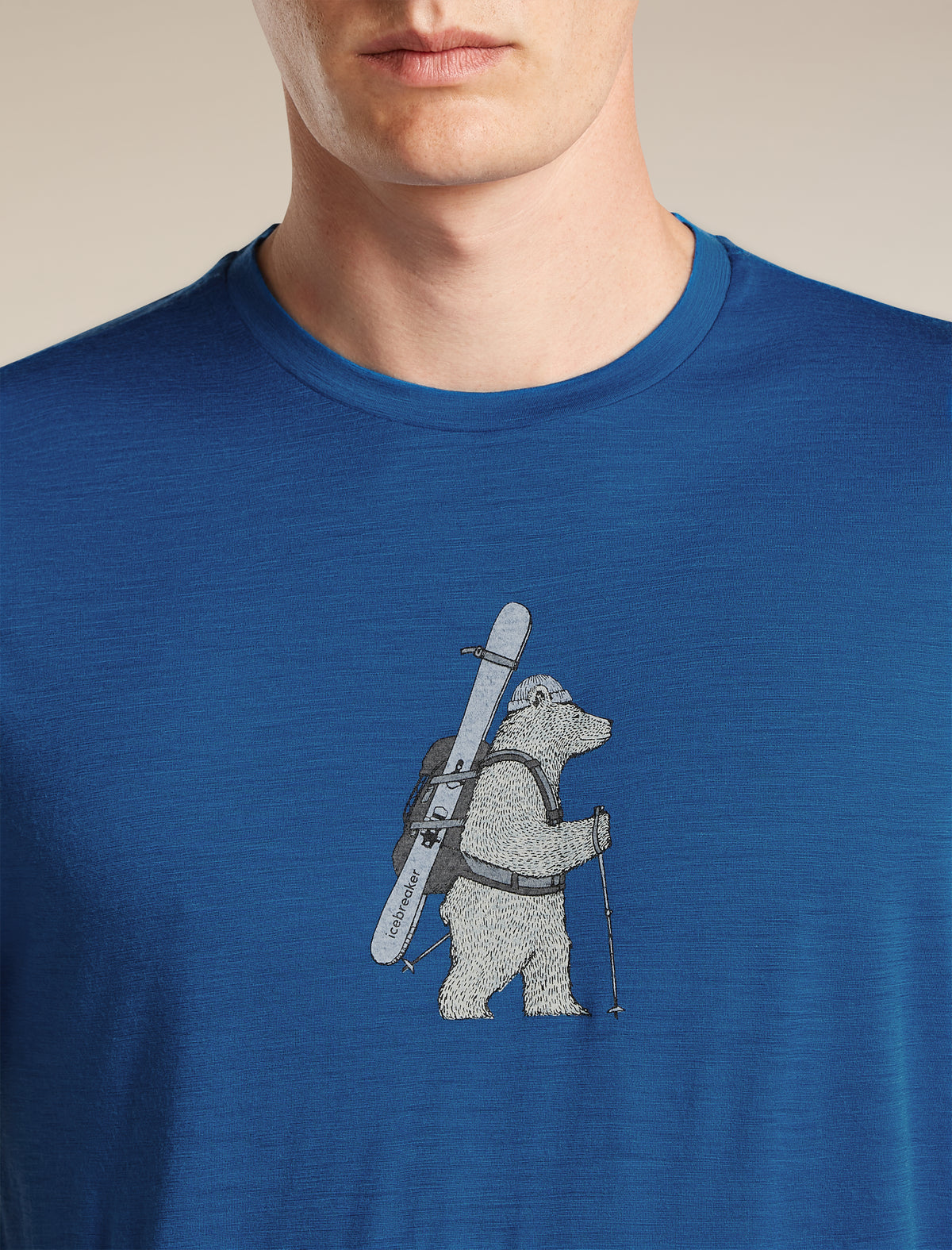 Men's Merino 150 Tech Lite Short Sleeve Tee Bear Tour Lazurite - 6
