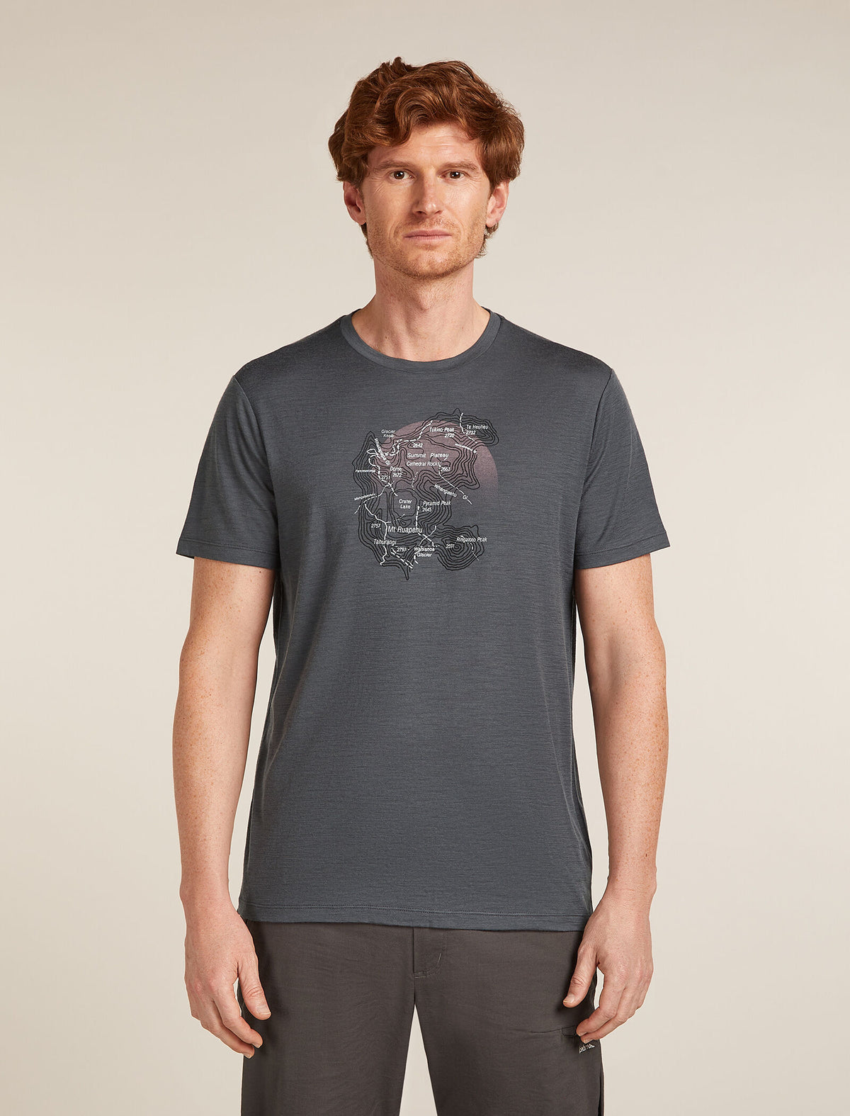 Men's Merino 150 Tech Lite Short Sleeve T-Shirt Ruapehu Round Obsidian - 1