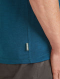 Men's Merino 150 Tech Lite Short Sleeve T-Shirt Ruapehu Round Atlantis - 6