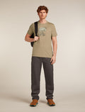 Men's Merino 150 Tech Lite Short Sleeve T-Shirt Ruapehu Round Flagstone - 4